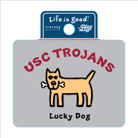 USC Trojans Life Is Good Jake Dog Sticker